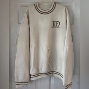 TTPD Taylor Swift Cream Crewneck